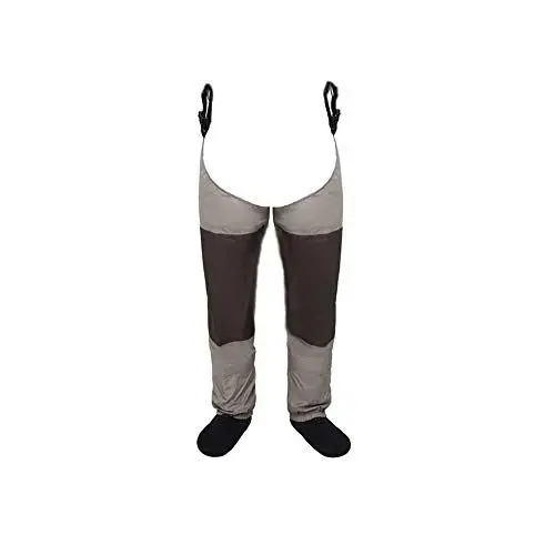 Produktbild: Kylebooker Fliegenfischen Wathose Herren Wasserdicht Bein Hose Stockingfoot Hüfte Wader Oberschenkel Angelhose Wathosen Angelbekleidung Atmungsaktiv