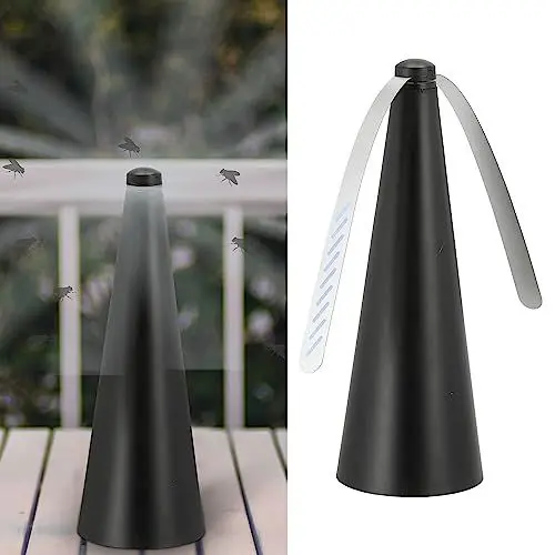 Produktbild: Fliegenwedler │ 9x26cm schwarz batteriebetrieben │ Insektenabwehr ohne Verletzung