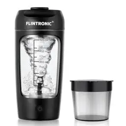 Produktbild: flintronic Protein Shaker Flasche, 650ML Elektrischer Protein Shaker, Automatischer Protein Mixer, USB C Wiederaufladbare Eiweiß Mixer, Shaker Cups für Proteinshakes Mahlzeitenersatz- BPA-Frei