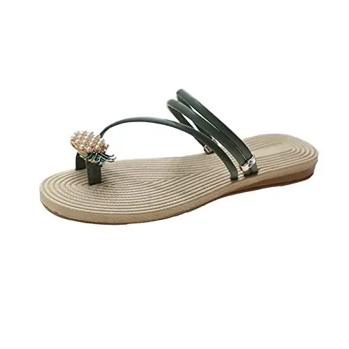 Produktbild: Flip Flop Sandalen Damen Sommer Damenschuhe Badelatschen Damen Weiss High Heels Schwarz Hausschuhe Mit Absatz Damen Zehentrenner Sandalen Damen Pumps Damen Sexy Sommer Sandalen Damen