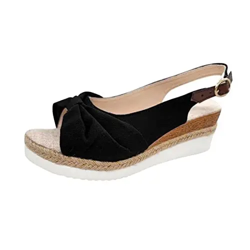 Produktbild: Flip Flops Damen Glitzer Strass Hohe Schuhe Keilabsatz Schuhe Damen Gartenschuhe Damen Sandalen Damen Sommer Blau Zehentrenner Damen Schwarz High Heels Rot Damen Schuhe Mit Absatz