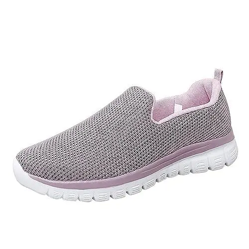 Produktbild: Flip Flops Mit FußBett Damen Sandalen & Slides FüR Damen Badeschuhe Herren Strick-Slip-On-Schuhe für Damen | Bequeme Wanderschuhe | Leicht und bequem Sandalen & Slides FüR Damen Badeschuhe (Pink, 41)