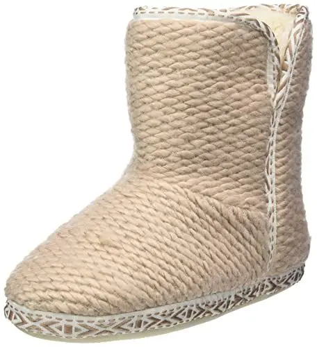 Produktbild: flip*flop Damen knitfolded Hausschuh, Coffee Latte, 37 EU