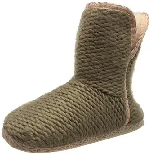 Produktbild: flip*flop Damen knitfolded Hausschuh, Taupe, 38 EU