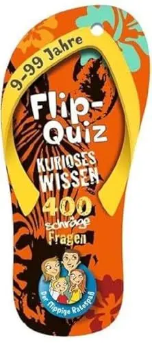 Produktbild: Flip-Quiz: Kurioses Wissen - 400 schräge Fragen auf 52 Karten: Der flippige Ratespaß für schlaue Köpfe