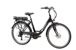 Produktbild: F.lli Schiano E-Moon 26 Zoll E-Bike Elektrofahrrad, Pedelec mit 250W Motor und 7-Gang-Getriebe, E-Citybike mit Frontmotor, in Schwarz