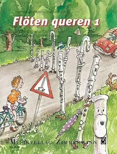 Produktbild: Flöten queren: Eine Querflötenschule für Kinder. Band 1. Flöte.