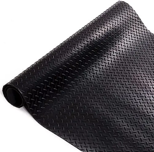 Produktbild: Floordirekt Gummiläufer Bodenmatte Gummimatte Tränenblech Stärke: 3 mm Antirutsch Matte (100 x 200 cm)