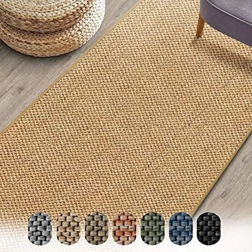 Produktbild: Floordirekt Teppich-Läufer Sabang 80 x 200 cm, Natur - Sisaloptik - Wohnteppich oder Läufer - Langlebig & strapazierfähig