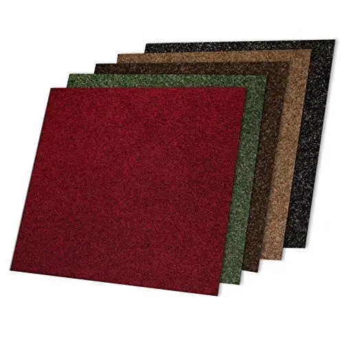 Produktbild: Floori Teppichfliesen Jazz Set - Braun - Premiumklasse (2,5kg/m², antistatisch, bitum)