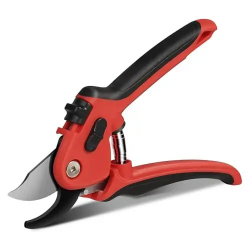 Produktbild: FLORA GUARD Gartenschere,umschaltbare Öffnungsgröße, professionelle Astschere mit SK5 Klinge für frische Zweige, ideales Gartenwerkzeug für Pfropfen,Beschneiden, Ernten, Pflanzenschere