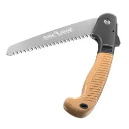 Produktbild: FLORA GUARD Klappsäge,gehärtetes SK5 Sägeblatt 195mm,Astsäge mit TPR-Softgriff und Sicherheitsverriegelung, Handsäge für den Garten- oder Baumschnitt, Camping