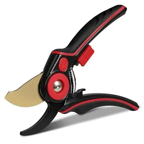 Produktbild: FLORA GUARD Gartenschere 21cm,professionelle Astschere mit SK5 Klinge, Blumenschere mit ergonomischem Griff, ideales Gartenwerkzeug für Pfropfen, Beschneiden, Ernten, Pflanzenschere