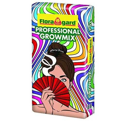 Produktbild: Floragard Professional Growmix 70 Liter – Topfsubstrat mit Perlite – mit Trichoderma für die natürliche Stärkung der Pflanze