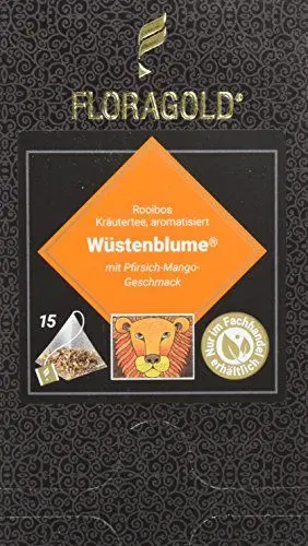 Produktbild: FLORAGOLD Pyramidenbeutel rotbuschtee Wüstenblume, 1er Pack (1 x 45 g)