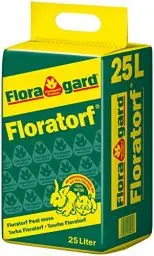 Produktbild: Floratorf 25 L - Reiner ungedüngter Weißtorf zur Bodenverbesserung, für fleischfressende Pflanzen oder als Einstreu für Kleintiere