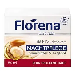 Produktbild: Florena Nachtcreme Sheabutter, 1er Pack (1 x 50 ml)