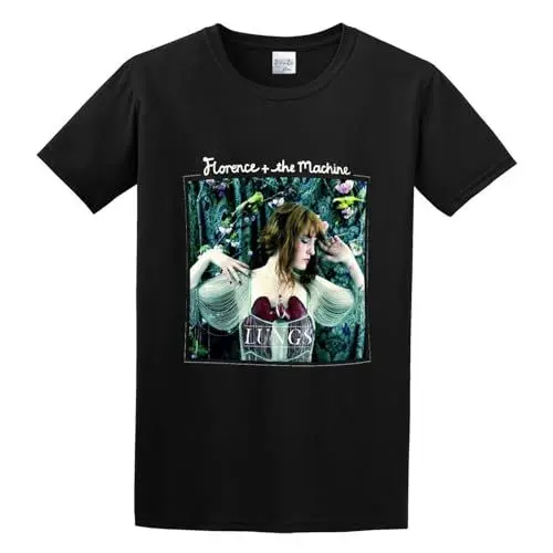 Produktbild: Florence and The Machine Lungs Mens Round Neck Cotton T Shirts Size XXL