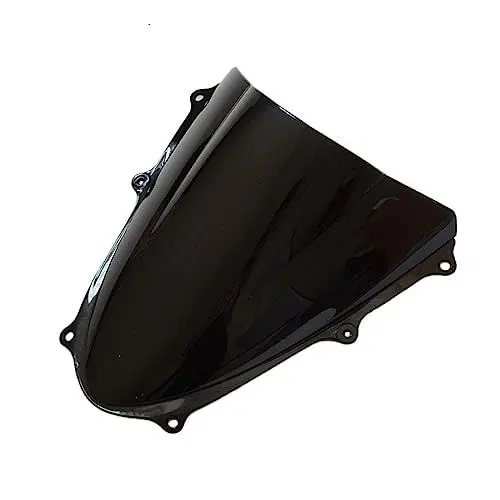 Produktbild: FLORENTER Windschild Motorrad Schwarz ABS Double Bubble Windschutzscheibe Windschutz Für Suzuki Für GSXR1000 2009-2016 Für K9 Deflector