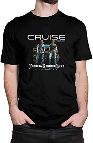 Produktbild: FL-or-id-a Ge-or-gi-a Li-ne Leisure Men's T-Shirt Round Neck Short Sleeve Tshirts T-Shirts & Hemden(Medium)