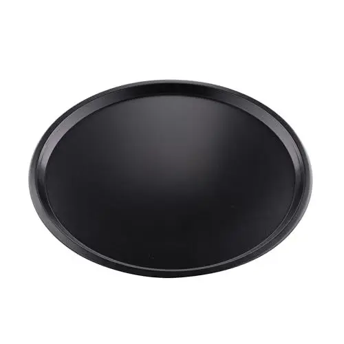 Produktbild: FLORINA Pizzablech Rund 33 cm | Pizzapfanne LIKORIS aus Karbonstahl | Antihaftbeschichtung | Pizza Backblech | Pizzaform Rundblech für Backofen Backen Servieren