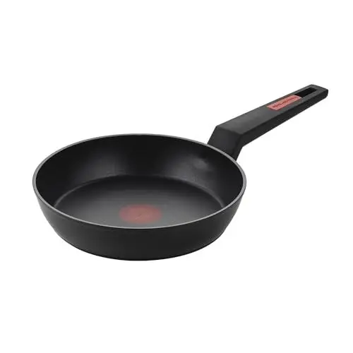 Produktbild: FLORINA Aluminium Bratpfanne Thermosensor 20 cm I Bratpfanne aus geschmiedetem Aluminium I Thermokontrollanzeige I Antihaftbeschichtung I Soft-Touch-Griff I Geeignet für alle Herdarten