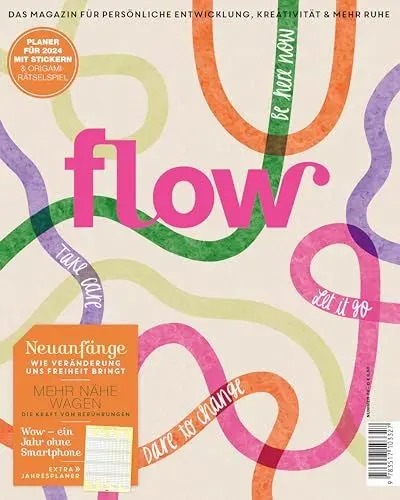 Produktbild: Flow Nummer 79 (1/2024): Das Magazin für persönliche Entwicklung, Kreativität & mehr Ruhe
