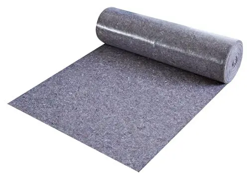 Produktbild: FLOWFLOW Malervlies 25m Rolle 200g/m² -Abdeckvlies für Boden mit Anti-Rutsch Beschichtung-Extra starkes Schutzvlies-Oberflächenschutz bei Renovierung-Mehrfach verwendbar