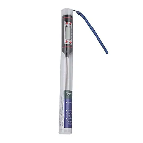 Produktbild: TOPINCN Flüssigkeitstemperaturstift, Lebensmittelfühler Thermometer Küchenthermometer mit Backtemperaturüberwachung Grillthermometer