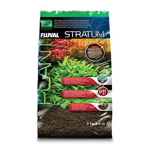 Produktbild: Fluval Stratum, Bodengrund fuer Aquarien, fuer Pflanzen und Garnelen, 2kg