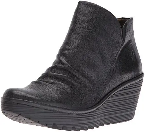 Produktbild: FLY London Damen Yip Kurzschaft Stiefel, Schwarz Black 017, 37 EU