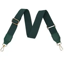 Produktbild: FLYAMAPIRIT Verstellbarer Schultergurt für Taschen, 3,8 cm breiter Taschengurt DIY Zubehör für Handtaschen, Tragetaschen und Umhängetaschen (Schwarzgrün)