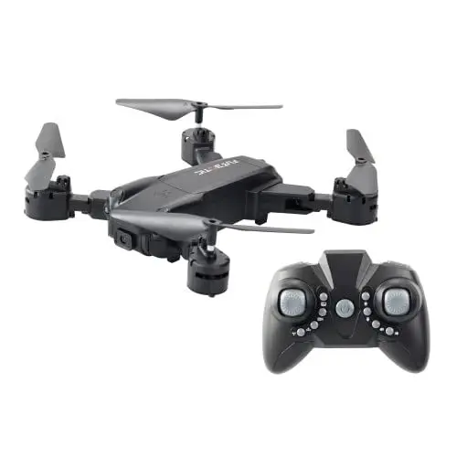 Produktbild: FLYBOTIC Foldable Drone Ferngesteuerte Klappdrohne 33 cm, Zusammenklappbar mit eingebauter Kamera, Flugspielzeug für Kinder und Erwachsene, Innen- und Außeneinsatz, Ab 14 Jahren