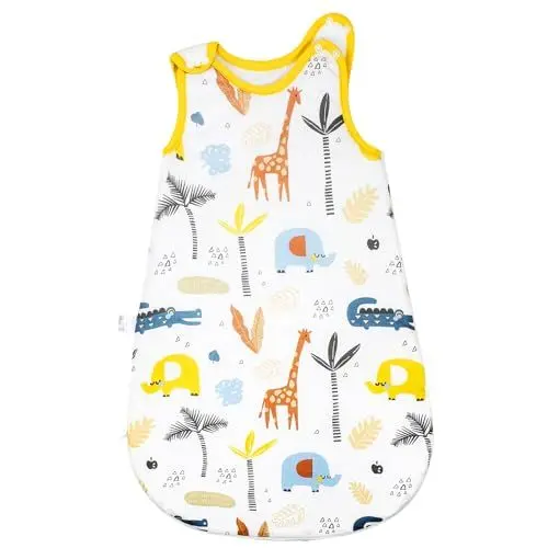 Produktbild: FLYISH DIRECT Baby Schlafsack Winter, 2.5tog Warm Babyschlafsack, Baumwolle Babyschlafsack für Neugeboren und Kinder, 66cm