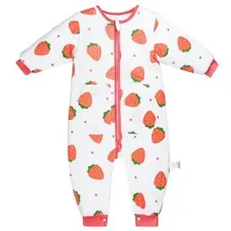 Produktbild: FLYISH DIRECT Baby Schlafsack mit Füßen - 2.5 Tog Schlafsack Baby Winter, Baumwolle Baby Schlafsäcke mit Beinen, Weich Babyschlafsäcke Winter, L/86cm, für 85-95cm