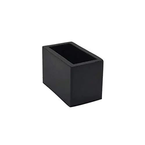 Produktbild: Flyshop Stuhlbeinkappen aus Gummi für Stuhlbeine, Boden, rechteckig, 15 x 30 mm (1,5 x 3,0 cm), 12 Stück