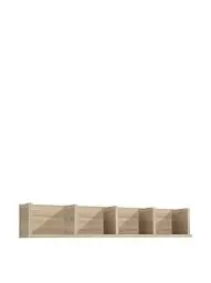 Produktbild: FMD Möbel, 206-004 Point 4 Wandregal , eiche, maße 92.0 x 16.5 x 17.0 cm (BHT)