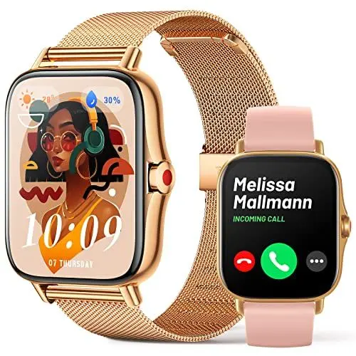 Produktbild: FMK Smartwatch Damen mit Telefonfunktion, 1.69