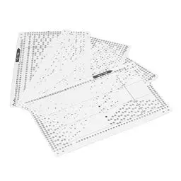 Produktbild: Focket 15Pcs Strickmaschine Lochkarte, 24 Maschen vorgestanzt Karte Kit Roll Stitches Punch Card, DIY Blume Karte langlebig Strickmaschine Zubehör für KH868, für KH860, für KH881, für KH8