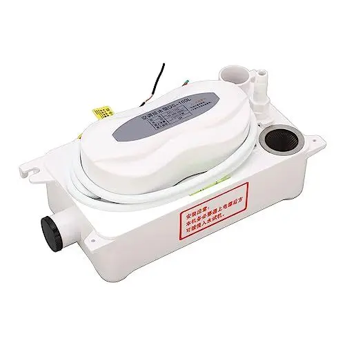 Produktbild: Focket Automatische Kondensatabsaugpumpe, 6.6ft Lift Kondensatpumpe mit Sicherheitsschalter, 100L/H Kondensatabsaugpumpe mit 0.63Qt/0.6L Wassertank für HVAC, Luftentfeuchter, Klimaanlagen