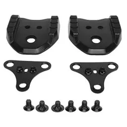 Produktbild: Focket Fahrrad Cleats Fahrradschuh Cleat Cover, Zehenkäfig Pedale Indoor Cycling Spin Bike und Rennrad Cleat Set für Clipless Pedal und Fahrradschuhe, Fahrradpedal Adapter Konverter