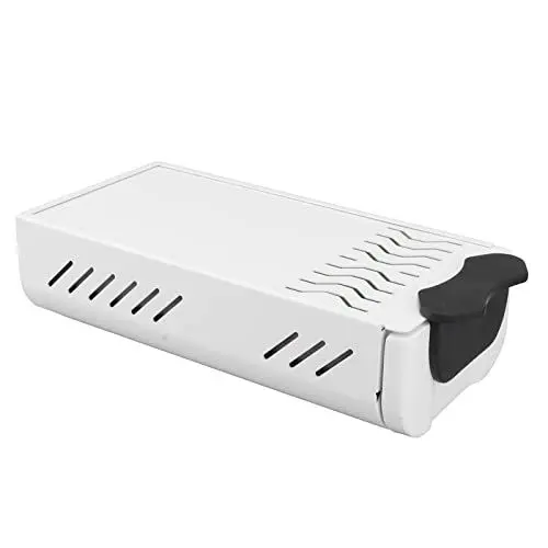 Produktbild: Focket Kaffee Abklopfbox, 10 Zoll Abnehmbare Espresso Abklopfbox Schublade aus Edelstahl mit Rutschfester Basis für Espressomaschinen, Kaffeesatz Abklopfbehälter Im Barista Stil für das (Weiss)
