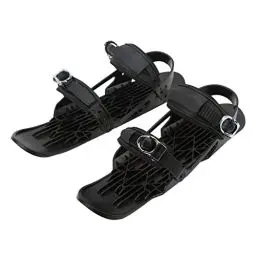 Produktbild: Focket Mini Short Ski Skates für Schnee, Verstellbare Short Snowskates Snowblades Skiboard Ski für Winterschuhe, Outdoor Skifahren Mini Ski Skates Skischuhe für Wintersport, Langlaufski