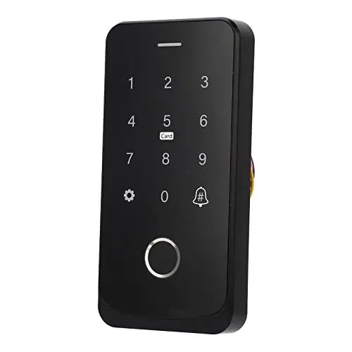 Produktbild: Focket Wasserdichtes Outdoor Tür Zugangskontrollsystem mit Fingerabdruck, Passwort, Karte, NFC, App, RFID Zugangskontrolltastatur Touch Panel, Tastaturleser WiFi Controller für Tuya