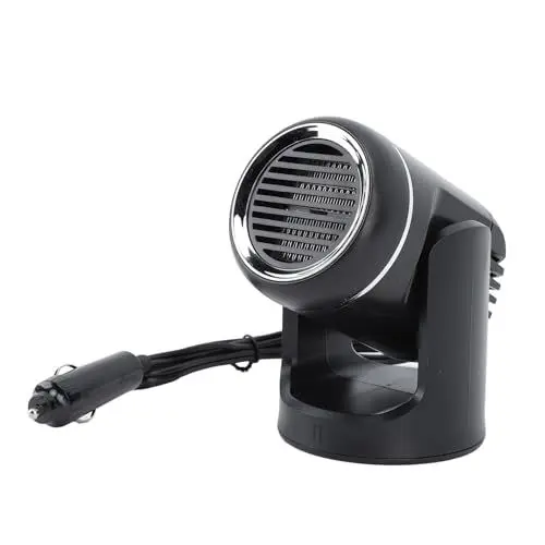 Produktbild: Fockety Autoheizung, 2 in 1 Heizung & Kühlung Schnellheizung Defrost Defogger, 12/24V tragbare Autoheizung mit Stecker im Zigarettenanzünder, 360°Degree Fenster Defroster für Auto (24V)