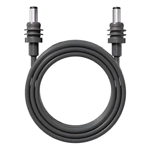 Produktbild: Fockety DC-zu-DC-Stecker-Stromkabel, IP68 Wasserdicht, 18 AWG-Draht, Plug-and-Play-Gummi-Kupfer-Gleichstrom-Verlängerungskabel, Verlängerte Länge, Gleichstrom-Verlängerungskabel, Ersatz