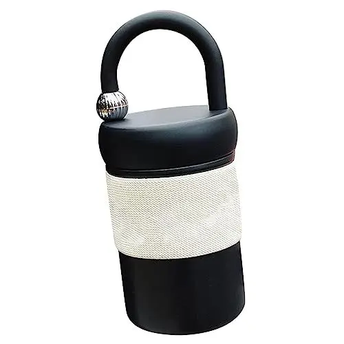 Produktbild: Fockety Isolierbecher, 400 Ml Isolierter Thermobecher für den Täglichen Gebrauch (BLACK)