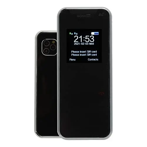 Produktbild: Fockety Kinderhandy, Dual-Karte, Dual-Standby, einfach zu bedienendes, einfaches Handy, tragbares -Smartphone mit 32 MB + 32 MB, 2600-mAh-Akku, Bluetooth & Kurzwahl für
