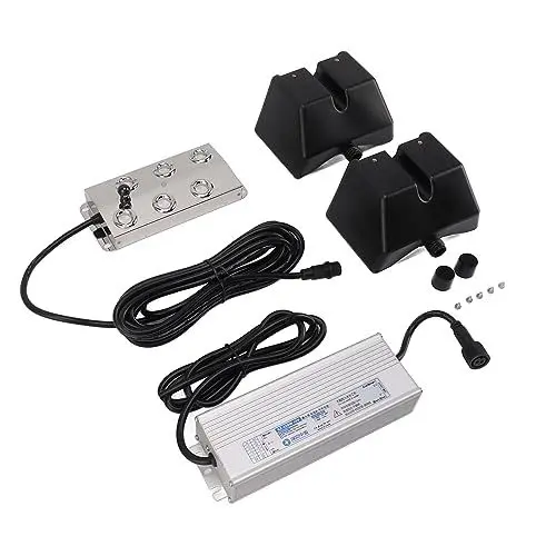 Produktbild: Doact Ultraschall-Nebelmaschine, Ultraschall-Nebelgerät, Hervorragende Wärmeableitung, Automatische Abschaltung, Erosionsbeständigkeit, IP67 Wasserdicht, mit Boje für Gartenteich