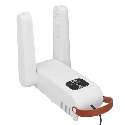 Produktbild: Stiefeltrockner für Arbeitsstiefel, intelligenter Handschuhtrockner und Stiefelwärmer mit verstellbarem Gestell und Timer, faltbarer elektrischer Stiefelwärmer für alle